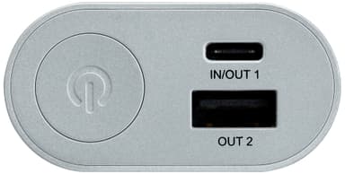 Goji 6700 mAh USB-C powerbank (silver)