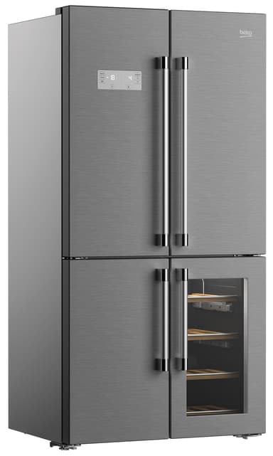 Beko sida-vid-sida kyl/frys GN1416220CX (182 cm)