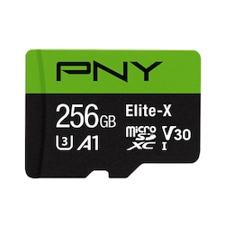 PNY Elite-X Micro SDXC U3 V30 minneskort 256 GB
