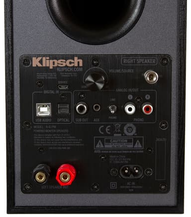 Klipsch R-41PM aktiva högtalare - par (svart)