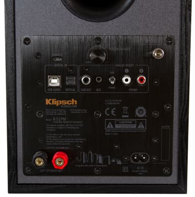 Klipsch R-51PM aktiva högtalare - par (svart)