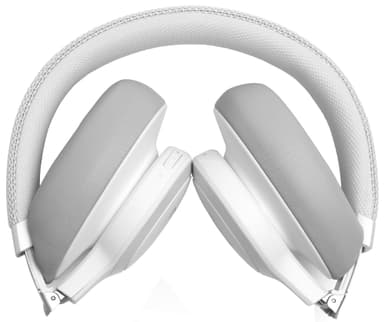 JBL LIVE 650BT trådlösa around-ear hörlurar (vit)