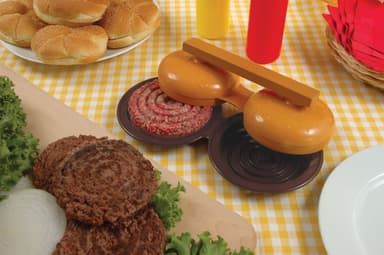 Dubbelhamburgerpress