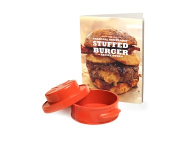 Fylld Burger Recept Book & Burger Press