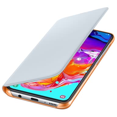 Samsung Galaxy A70 plånboksfodral (vit)