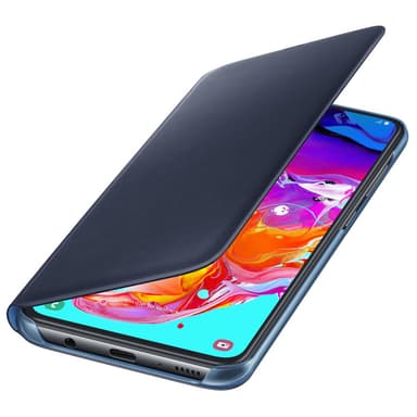Samsung Galaxy A70 plånboksfodral (svart)