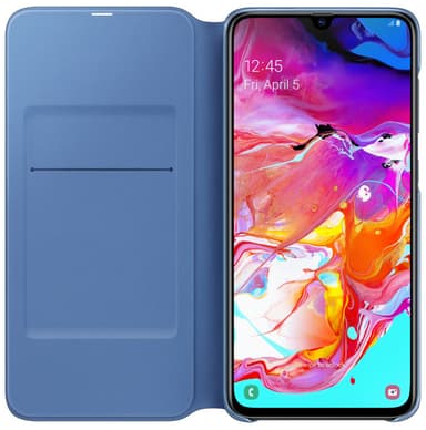 Samsung Galaxy A70 plånboksfodral (svart)