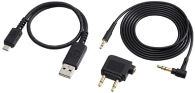 Audio-Technica ATH-ANC900BT trådlösa around-ear-hörlurar (svart)