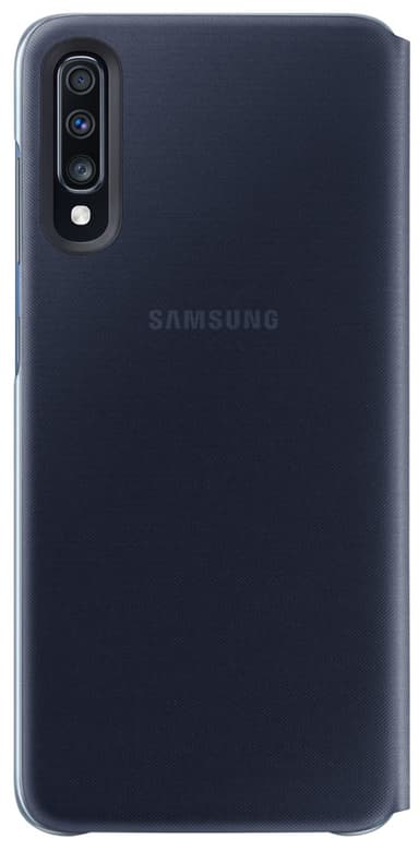 Samsung Galaxy A70 plånboksfodral (svart)