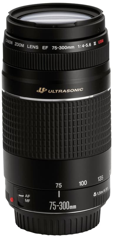CANON EF 75-300MM f/4-5.6 III USM teleobjekltiv med zoom