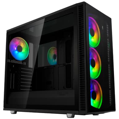 Fractal Design Vision S2 PC datorchassie  (RGB/härdat glas)