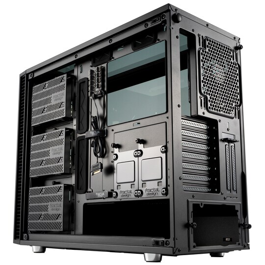 Fractal Design Vision S2 PC datorchassie (svart/härdat glas)