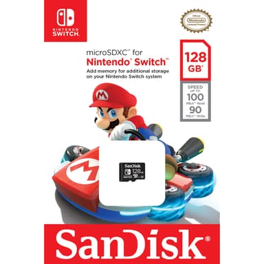 SanDisk Micro SD-kort till Nintendo Switch 128 GB