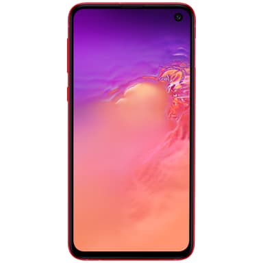 Samsung Galaxy S10e smartphone (kardinalröd)