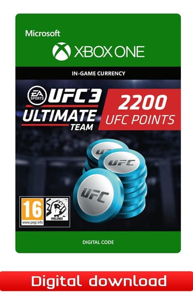 EA SPORTS UFC 3 ULTIMATE TEAM 2200 UFC POINTS - XOne