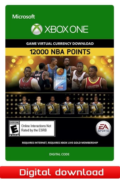NBA LIVE 15 12 000 NBA Points - XOne