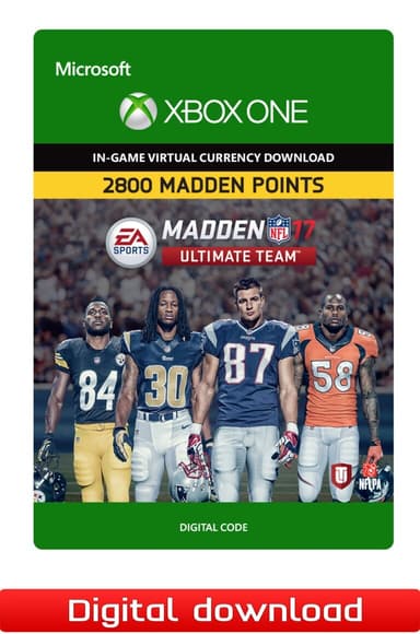 Madden NFL 17 MUT 2800 Madden Points Pack - XOne