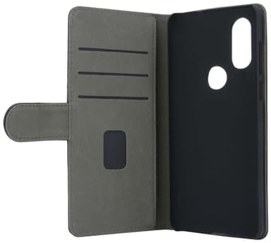 Gear Motorola One Vision plånboksfodral (svart)