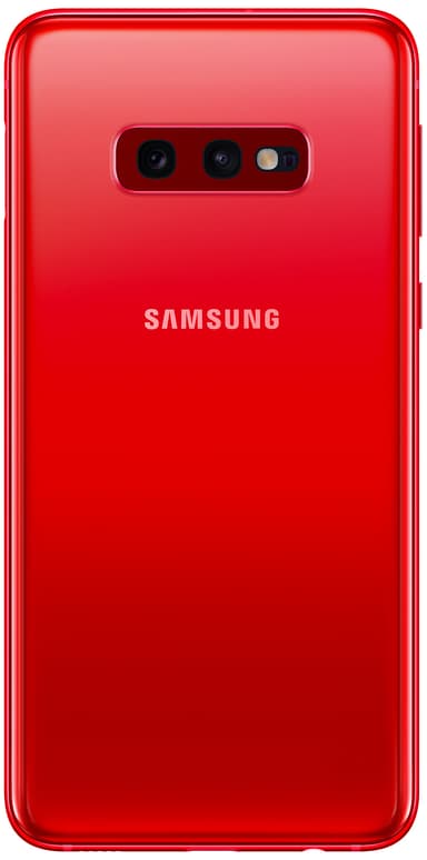 Samsung Galaxy S10e smartphone (kardinalröd)