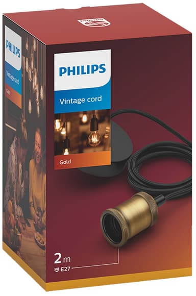 Philips lampsladd (guld/svart)