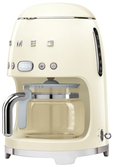 Smeg 50's Style kaffebryggare DCF02CREU  (krämvit)