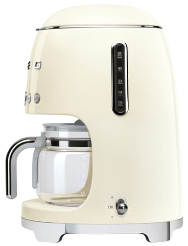 Smeg 50's Style kaffebryggare DCF02CREU  (krämvit)