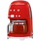 Smeg 50 s Style kaffebryggare DCF02RDEU  (röd)