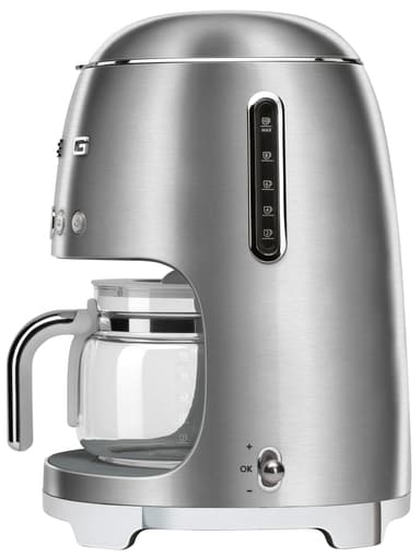 Smeg 50's Style kaffebryggare DCF02SSEU (stål)