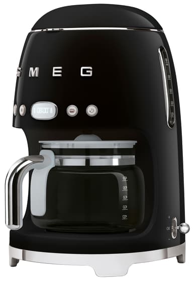 Smeg 50's Style kaffebryggare DCF02BLEU (svart)