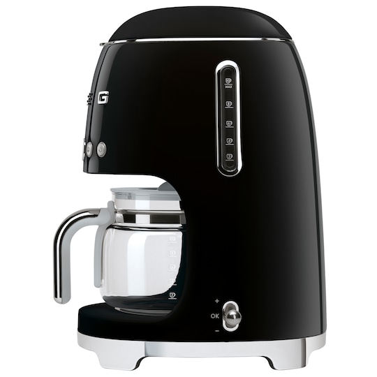 Smeg 50 s Style kaffebryggare DCF02BLEU (svart)