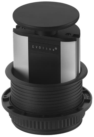 EVOline Port eluttag (svart)