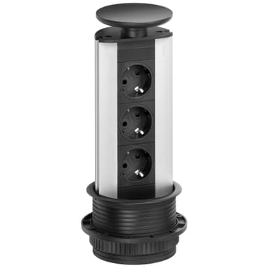 EVOline Port 3 eluttag (svart)