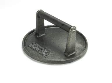 Gjutjärn grillpress runt