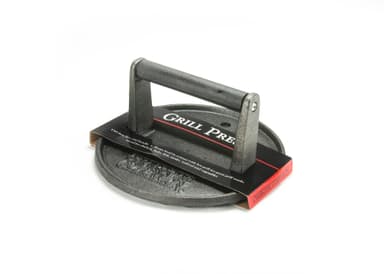 Gjutjärn grillpress runt