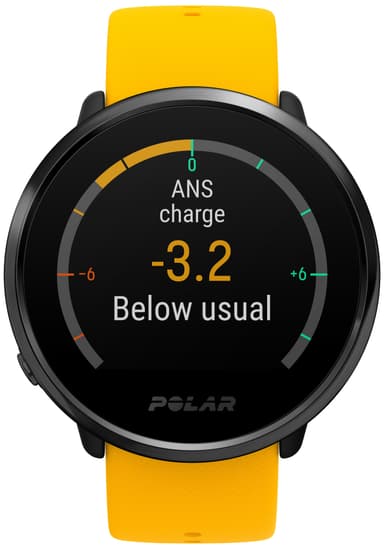 Polar Ignite träningsklocka M/L (gul/svart)
