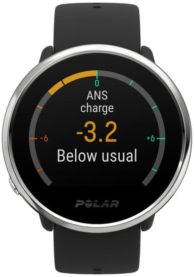 Polar Ignite träningsklocka S (svart/silver)