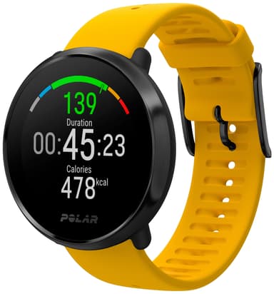 Polar Ignite träningsklocka M/L (gul/svart)