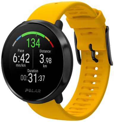 Polar Ignite träningsklocka M/L (gul/svart)