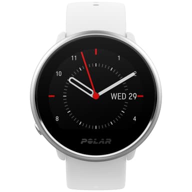 Polar Ignite träningsklocka M/L (vit/silver)