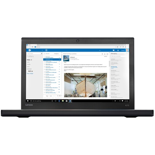 Lenovo ThinkPad X270 12.5" bärbar dator (svart)