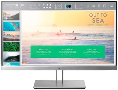 HP EliteDisplay E233 23" bildskärm (silver)