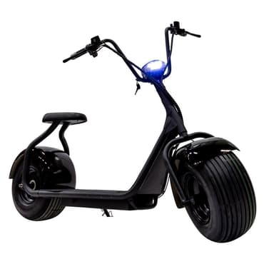 Greatwhite Fatbike Chopper 1000W, 35Km/h - Svart