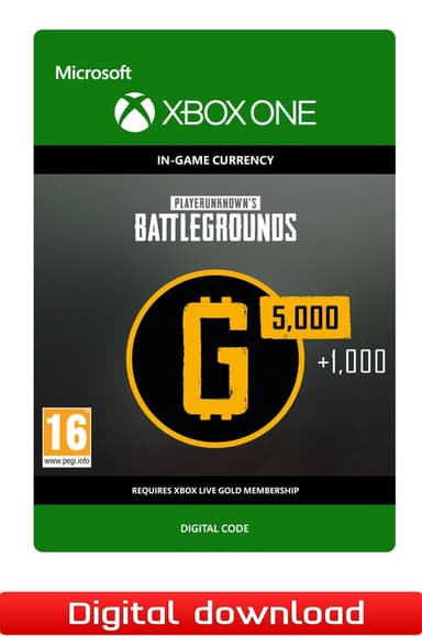 PLAYERUNKNOWN'S BATTLEGROUNDS 6 000 G-Coin - XOne