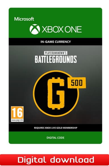 PLAYERUNKNOWN'S BATTLEGROUNDS 500 G-Coin - XOne