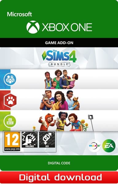 The Sims 4 Bundle - Cats & Dogs  Parenthood  Toddler Stuff - XOne