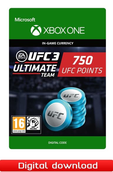 EA SPORTS UFC 3 ULTIMATE TEAM 750 UFC POINTS - XOne