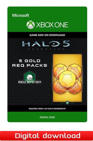 Halo 5 Guardians – 5 Gold REQ Packs - XOne