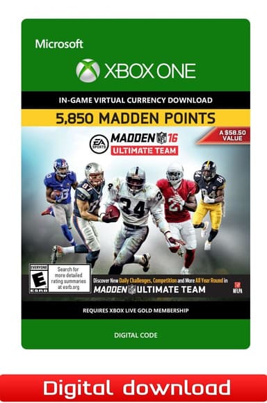 Madden NFL 16 - 5 850 MADDEN POINTS - XOne