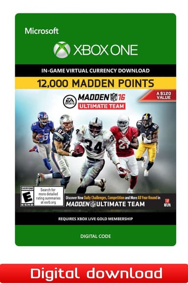 Madden NFL 16 - 12 000 MADDEN POINTS - XOne