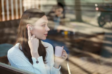 Sony trådlösa in ear-hörlurar WF-1000XM3 (silver)